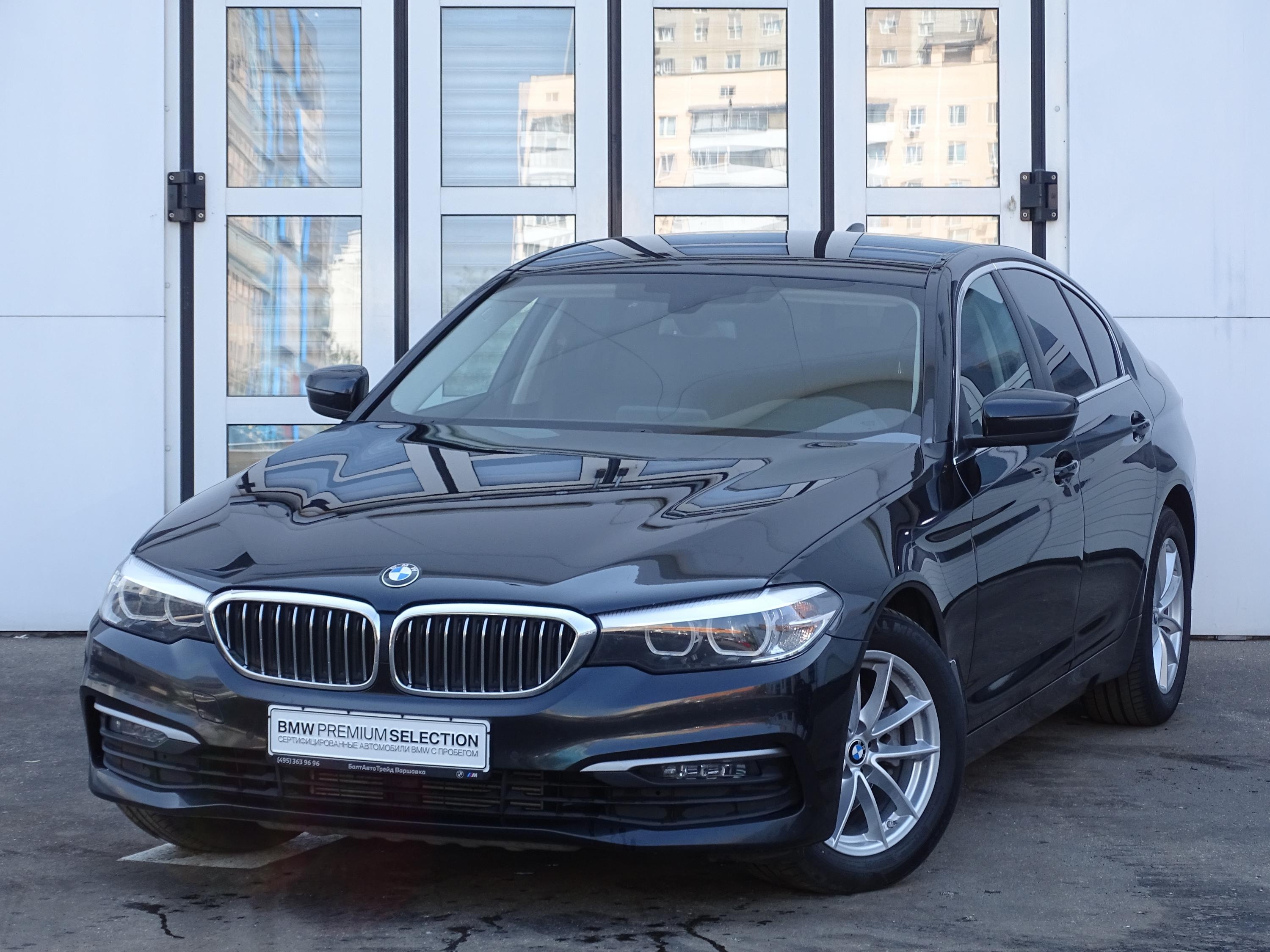 Купить BMW 5 серии 2019 года с пробегом за 2890000 рублей | VIN -  WBAJC310*0C****84, цвет кузова Черный Сапфир