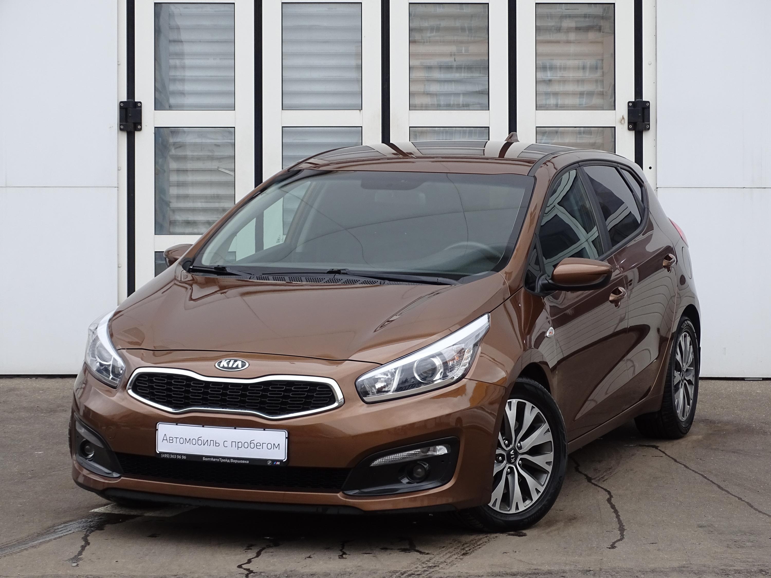 Купить Kia Ceed 2017 года с пробегом за 1150000 рублей | VIN -  XWEHM512*H0****30, цвет кузова Коричневый