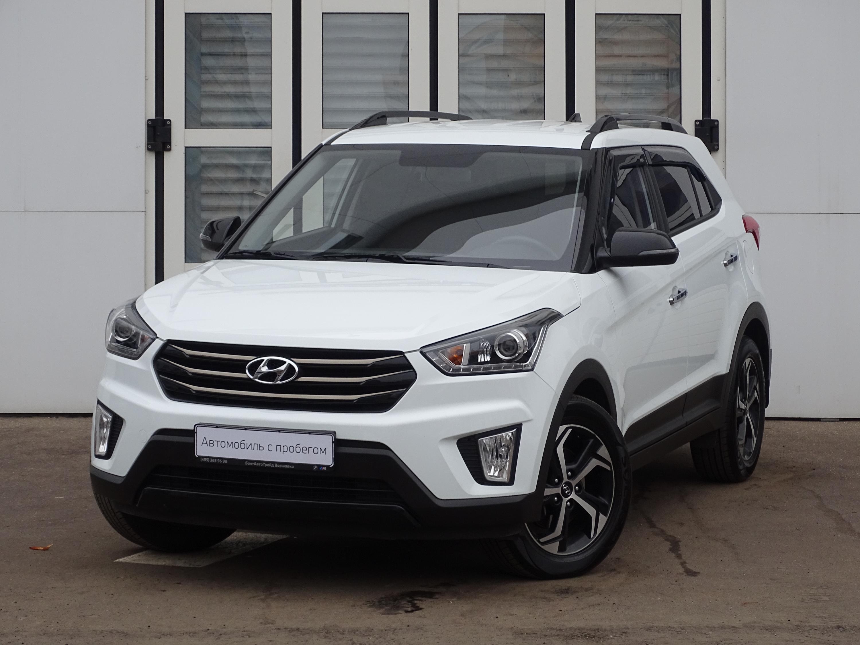 Купить Hyundai Creta 2019 года с пробегом за 1595000 рублей | VIN -  Z94G3813*LR****62, цвет кузова Белый