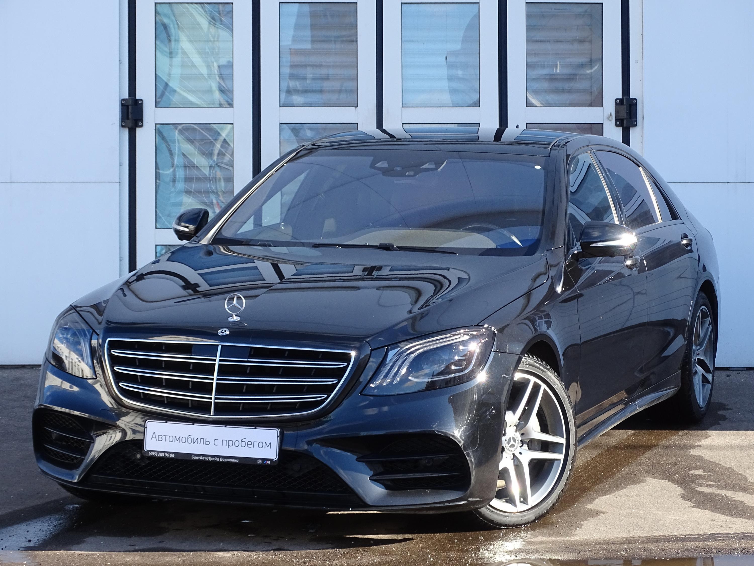 Купить Mercedes-Benz S-Класс 2019 года с пробегом за 6595000 рублей | VIN -  WDD22212*1A****27, цвет кузова Черный