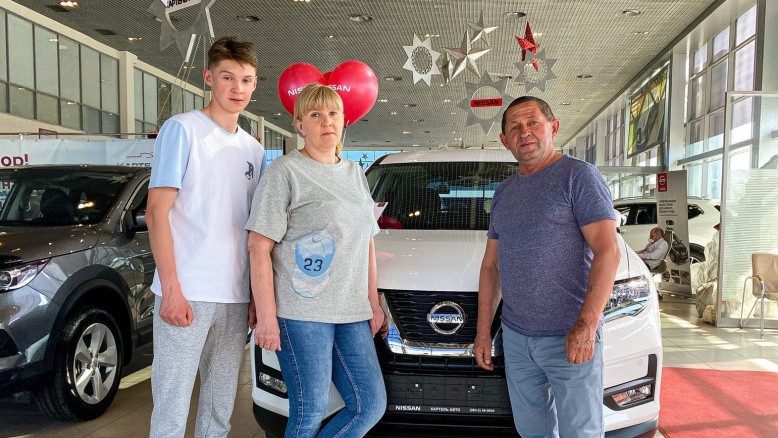 Nissan X-Trail для олимпийского чемпиона