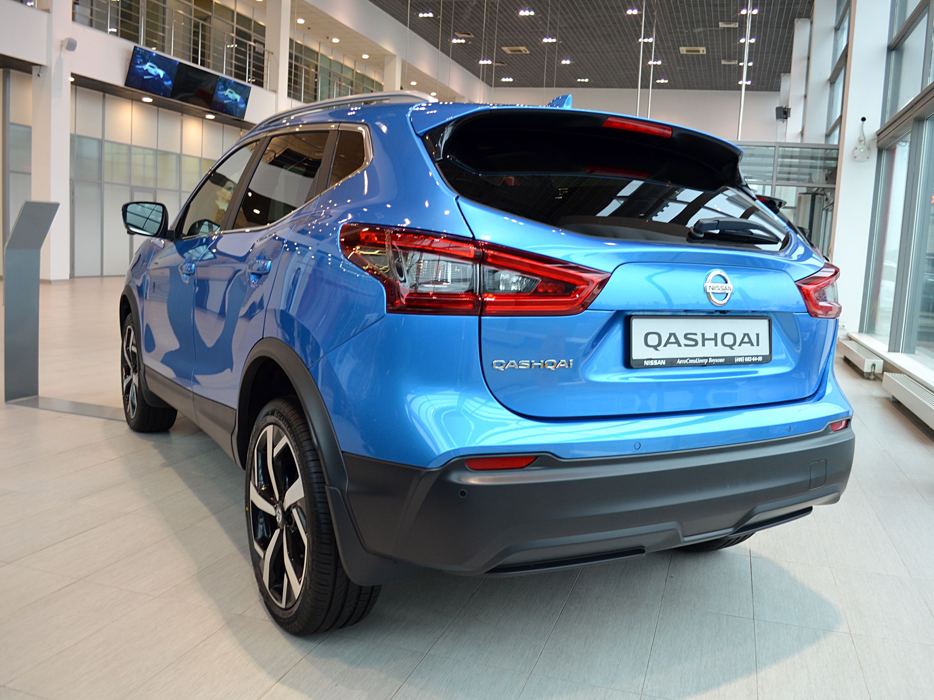 Nissan Qashqai голубой металлик