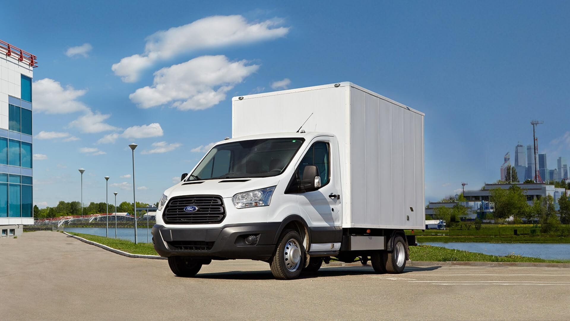 Ford Transit 8 грузовой белый