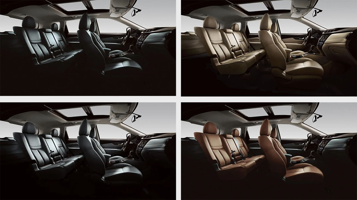 Салон автомобиля Nissan X-Trail 2022