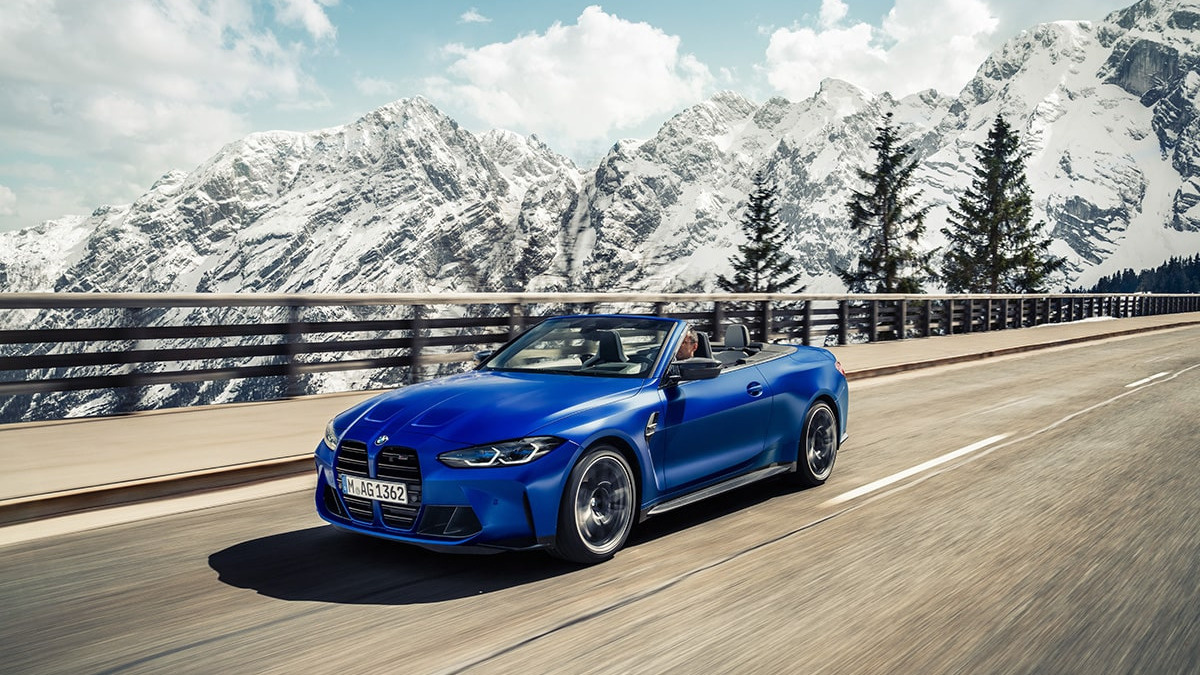 BMW Group представляет новый BMW M4 Competition Cabrio с системой полного  привода M xDrive.