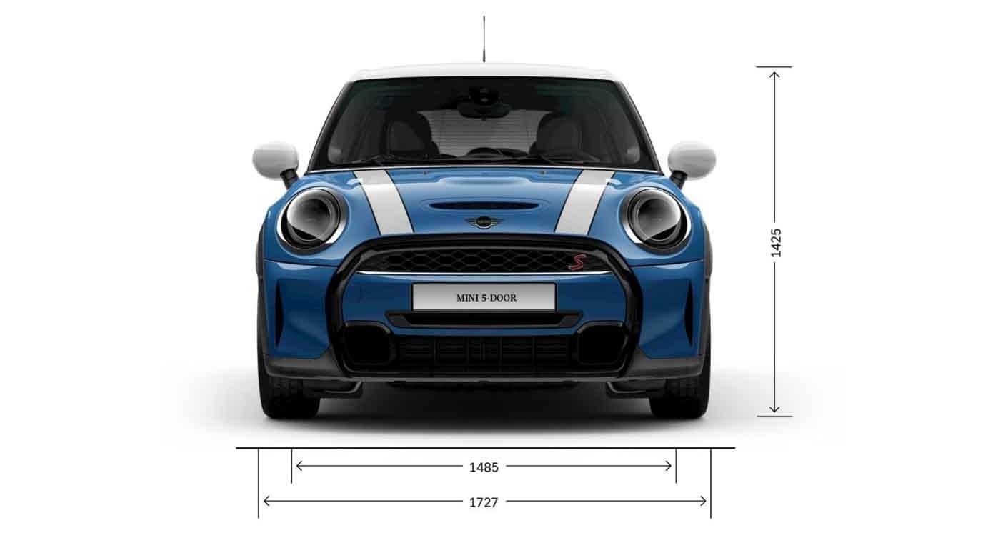 Проекция дверей Mini Cooper