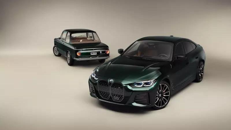 BMW i4 получил спецверсию KITH и BMW 1602 Elektro в комплекте.
