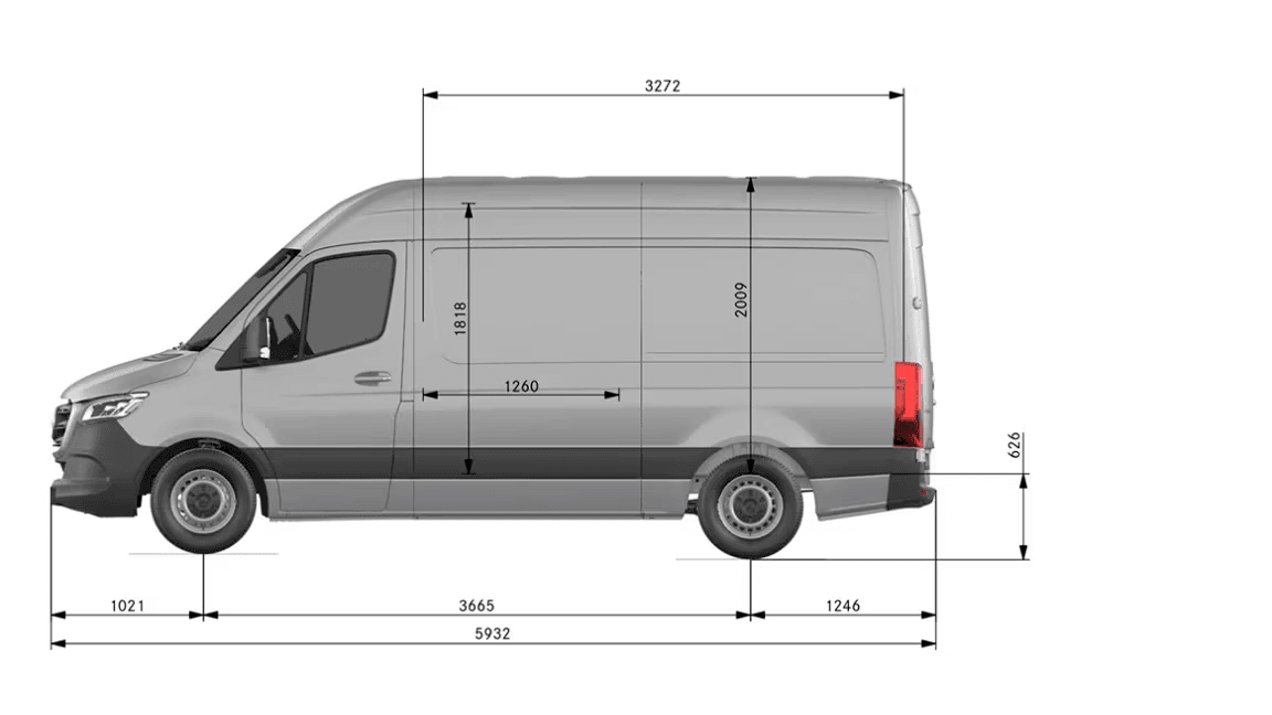 Размеры мерседес спринтер 906. Mercedes-Benz Sprinter 2008 габариты. Мерседес Спринтер l2h2. Мерседес Бенц Спринтер 315 CDI. Габариты w906.