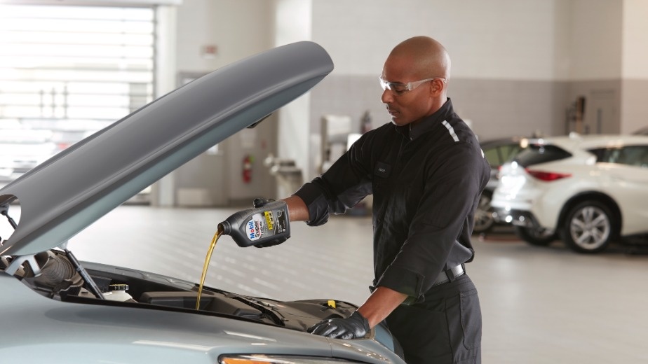 Замена масла двигателя Infiniti