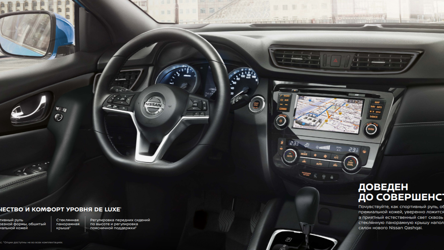 Технические характеристики Ниссан Кашкай