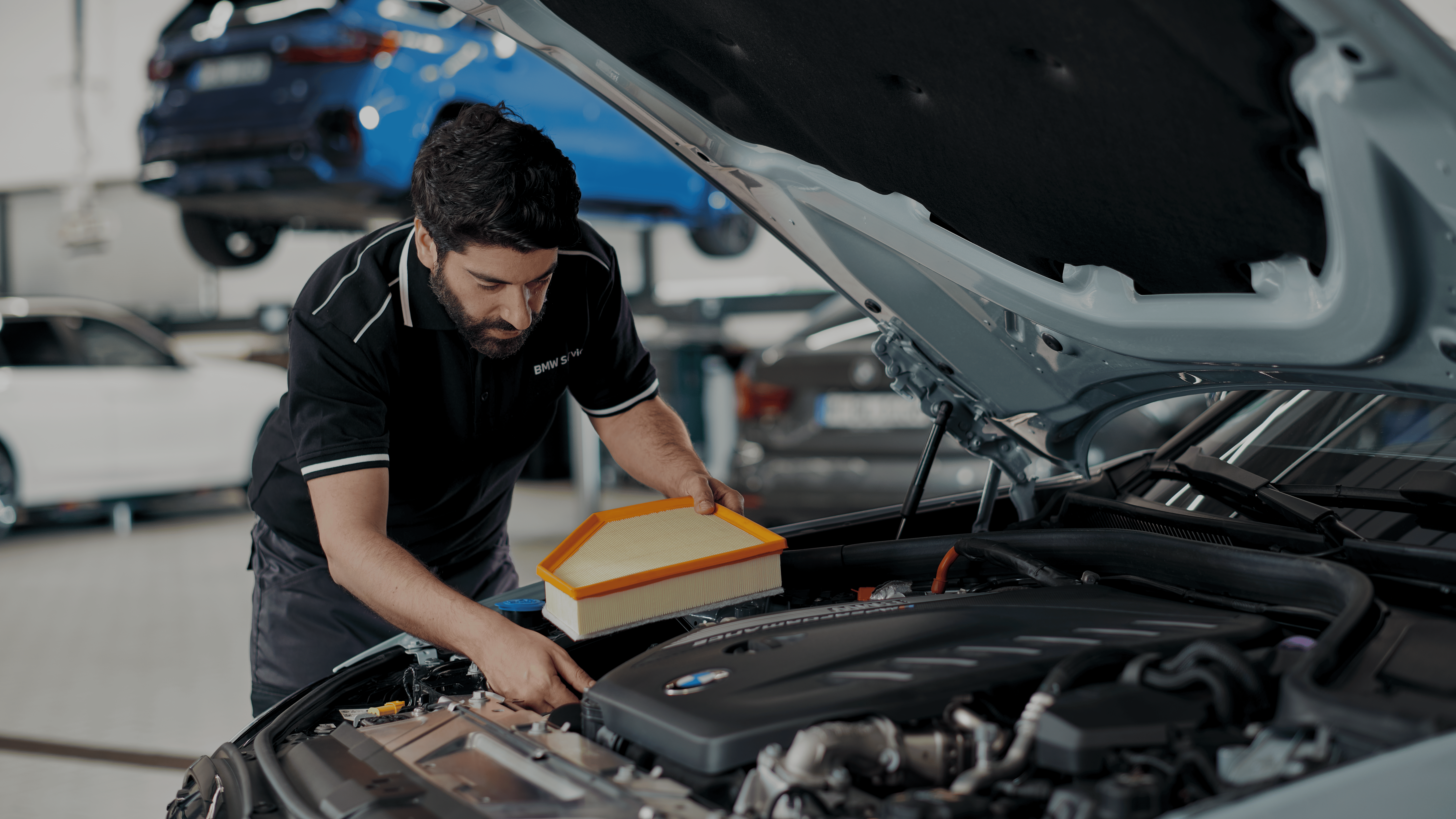 замена воздушного фильтра бмв