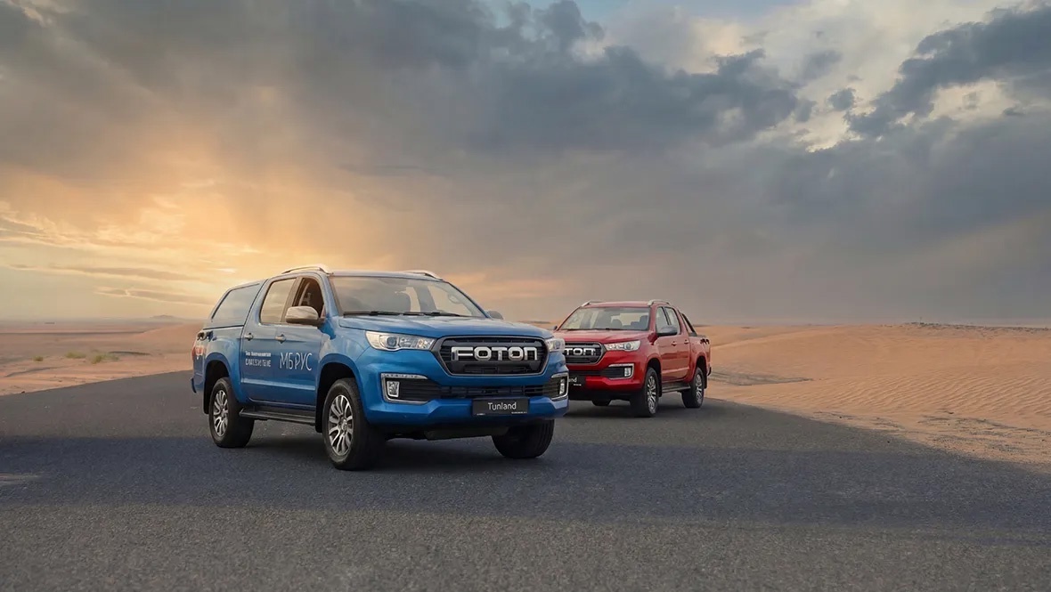  FOTON TUNLAND G7 появится в России с бензиновым двигателем и механической коробкой передач